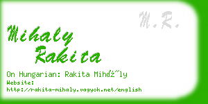 mihaly rakita business card